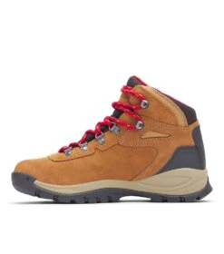 Columbia Newton Ridge Plus Waterproof Amped Hiking Boots - Womens Elk / Mountain Red -Columbia Outfit Shop 1618890984 BL4552 286 3
