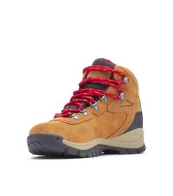 Columbia Newton Ridge Plus Waterproof Amped Hiking Boots - Womens Elk / Mountain Red -Columbia Outfit Shop 1618890984 BL4552 286 4