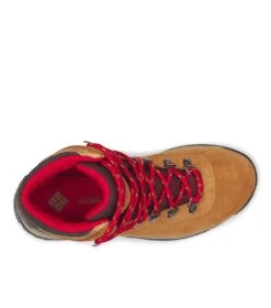 Columbia Newton Ridge Plus Waterproof Amped Hiking Boots - Womens Elk / Mountain Red -Columbia Outfit Shop 1618890984 BL4552 286 8