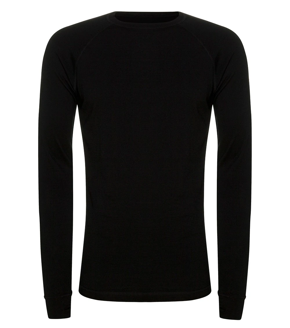 Ecolite Fusiondry Merino Wool Baselayer - Mens Black 3 Ecolite Fusiondry Merino Wool Baselayer - Mens Black