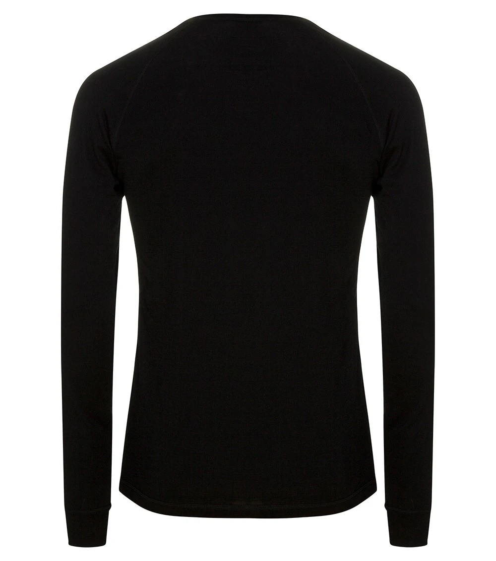 Ecolite Fusiondry Merino Wool Baselayer - Mens Black 4 Ecolite Fusiondry Merino Wool Baselayer - Mens Black - Image 2