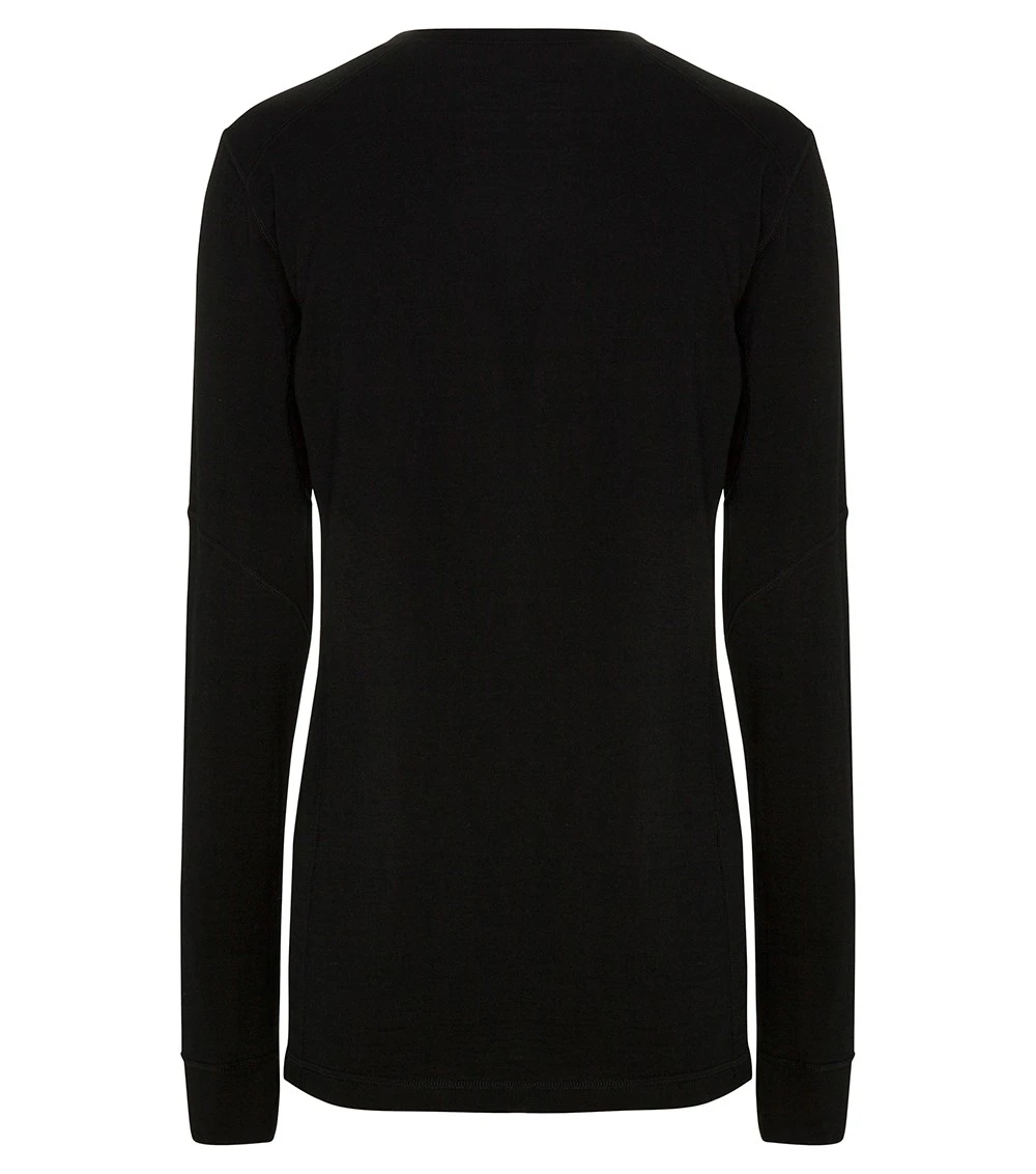 Ecolite Fusiondry Merino Wool Baselayer Top - Womens Black 4 Ecolite Fusiondry Merino Wool Baselayer Top - Womens Black - Image 2