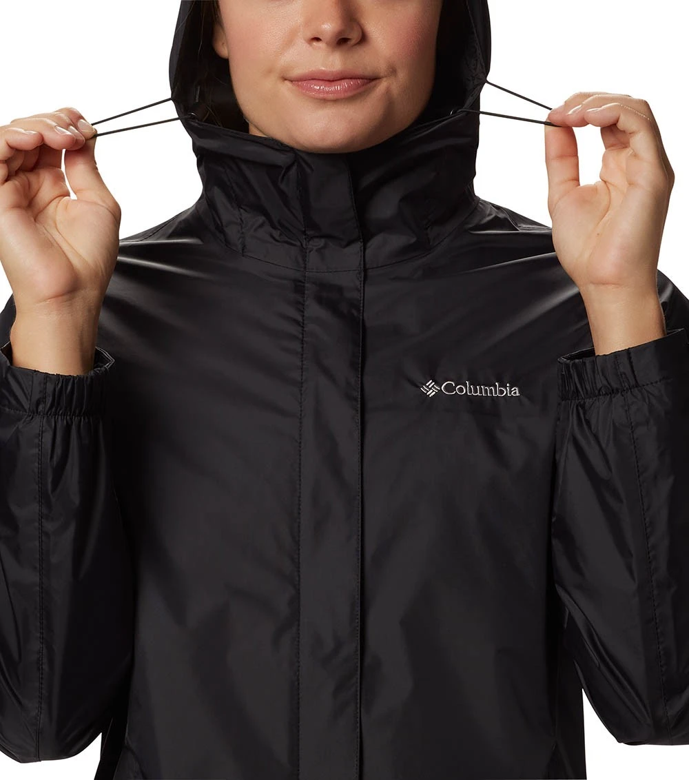 Columbia Arcadia II Waterproof Jacket - Womens Black 5 Columbia Arcadia II Waterproof Jacket - Womens Black - Image 3