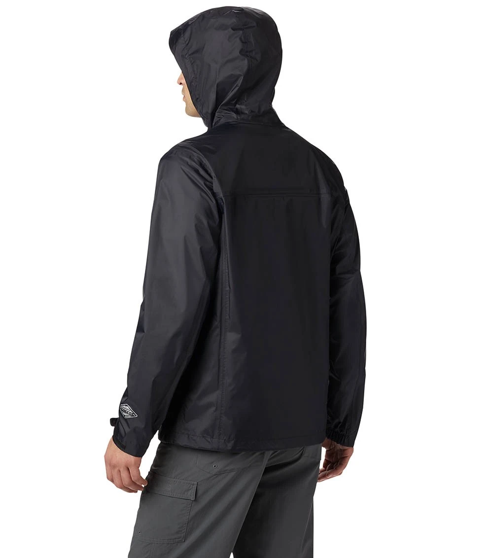 Columbia Watertight II Waterproof Rain Jacket - Mens Black 4 Columbia Watertight II Waterproof Rain Jacket - Mens Black - Image 2