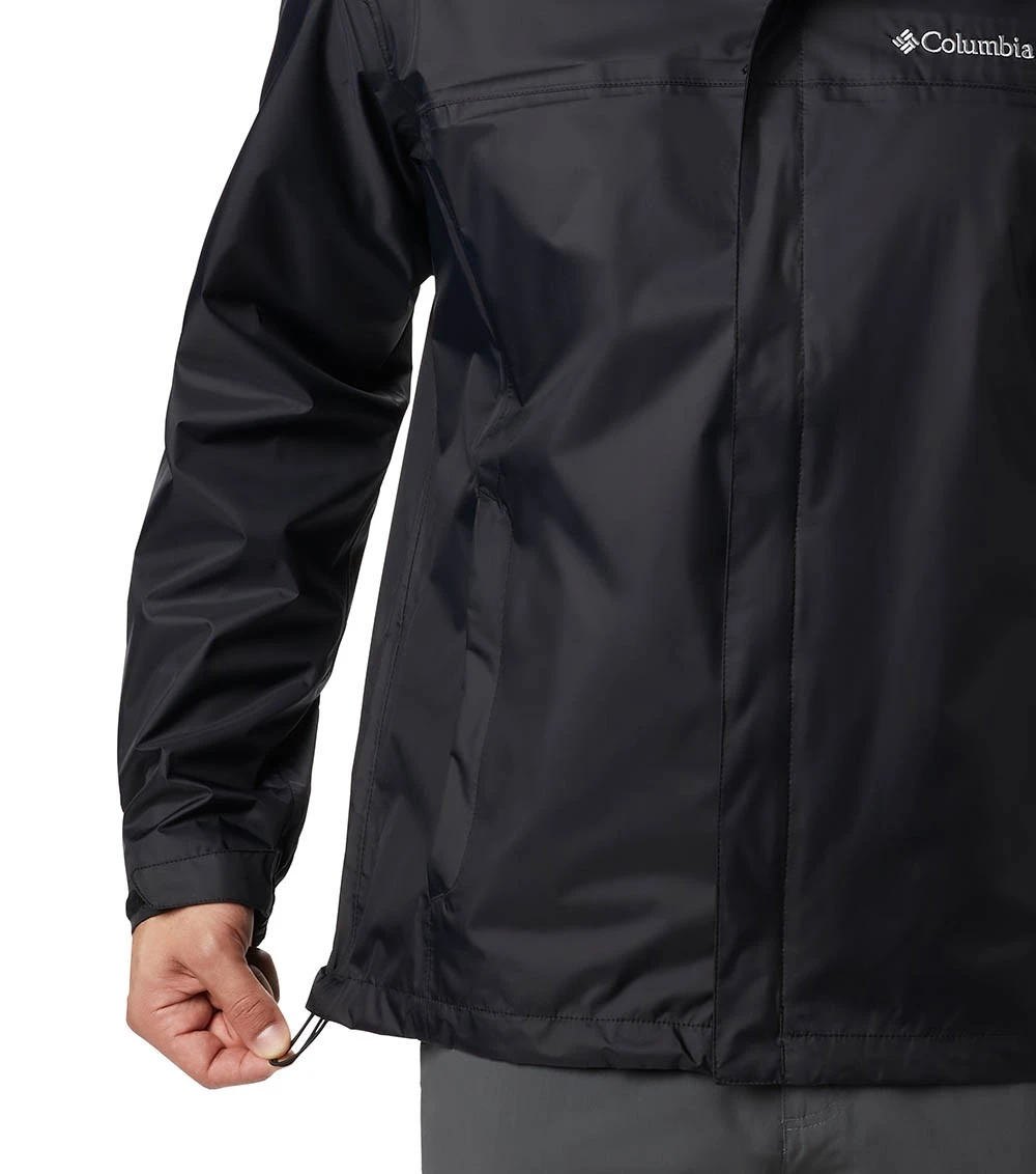 Columbia Watertight II Waterproof Rain Jacket - Mens Black 5 Columbia Watertight II Waterproof Rain Jacket - Mens Black - Image 3