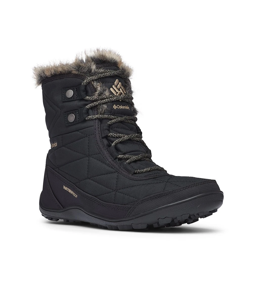 Columbia Minx Shorty III Insulated Winter Boots - Womens Black / Pebble 4 Columbia Minx Shorty III Insulated Winter Boots - Womens Black / Pebble - Image 2