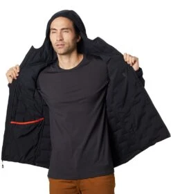 Mountain Hardwear Super/DS Stretchdown Hooded Insulated Jacket - Mens Black -Columbia Outfit Shop 1618891083 1846421 010 4