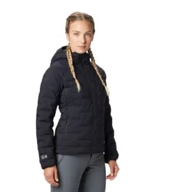 Mountain Hardwear Super/DS Stretchdown Hooded Insulated Jacket - Womens Black