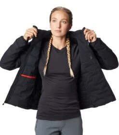 Mountain Hardwear Super/DS Stretchdown Hooded Insulated Jacket - Womens Black -Columbia Outfit Shop 1618891083 1846431 010 3