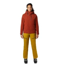 Mountain Hardwear Cloud Bank Gore-Tex Ski Jacket - Womens Rusted -Columbia Outfit Shop 1618891083 1850661 801 9
