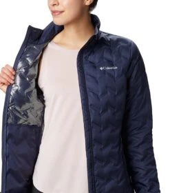 Columbia Delta Ridge Down Insulated Jacket - Womens Nocturnal -Columbia Outfit Shop 1618891083 1875921 466 5