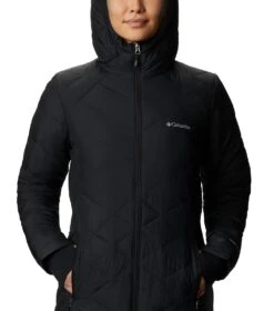 Columbia Heavenly Long Hooded Jacket - Womens Black -Columbia Outfit Shop 1636109767 1738161 010 4