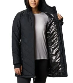 Columbia Heavenly Long Hooded Jacket - Womens Black -Columbia Outfit Shop 1636109769 1738161 010 5