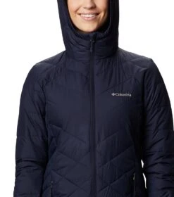 Columbia Heavenly Long Hooded Jacket - Womens Nocturnal -Columbia Outfit Shop 1636109778 1738161 472 4