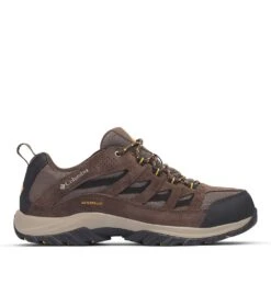 Columbia Crestwood Waterproof Hiking Shoes - Wide Fit - Mens Mud / Squash