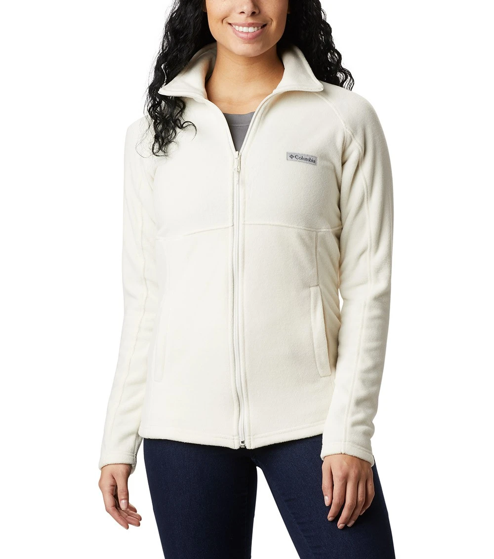 Columbia Basin Trail II Full Zip Fleece Jacket - Womens Chalk 3 Columbia Basin Trail II Full Zip Fleece Jacket - Womens Chalk