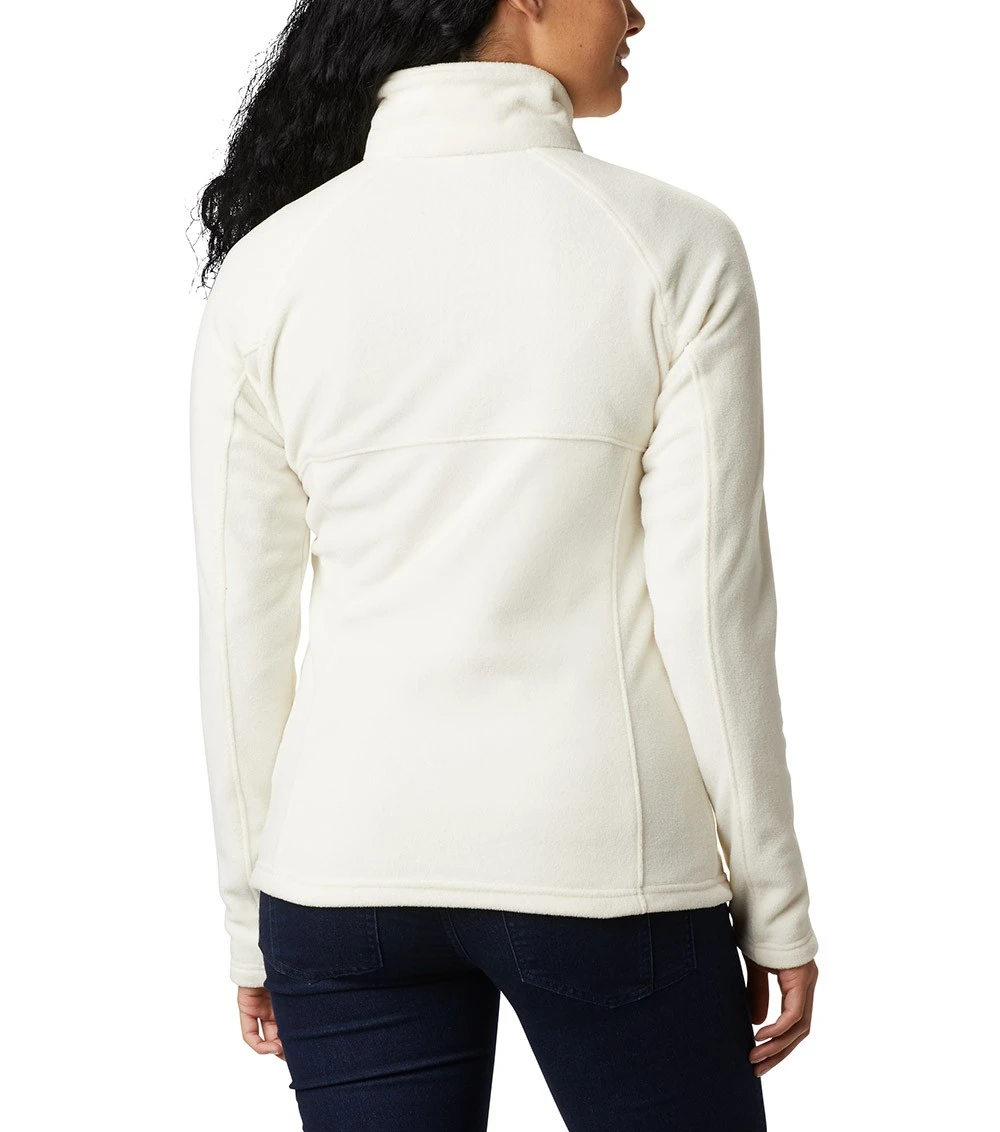 Columbia Basin Trail II Full Zip Fleece Jacket - Womens Chalk 4 Columbia Basin Trail II Full Zip Fleece Jacket - Womens Chalk - Image 2