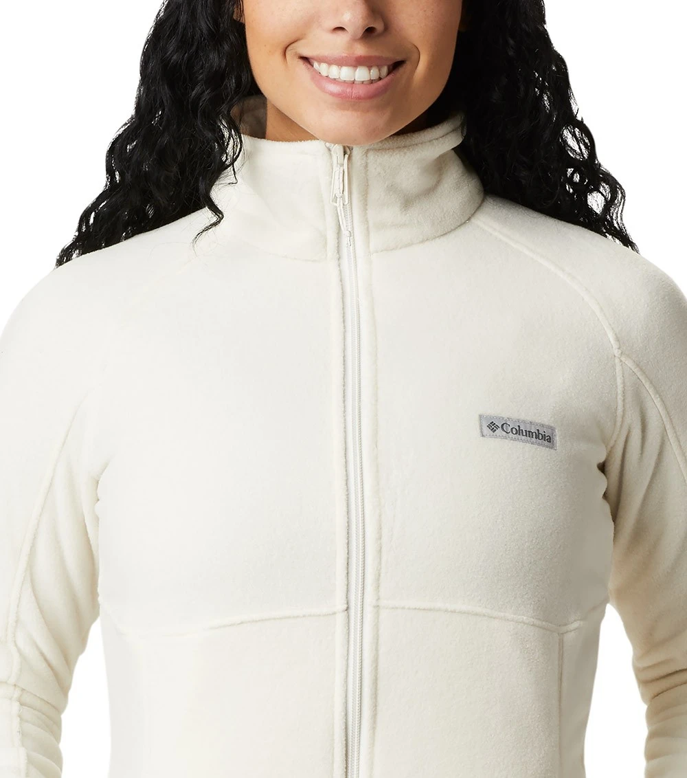Columbia Basin Trail II Full Zip Fleece Jacket - Womens Chalk 6 Columbia Basin Trail II Full Zip Fleece Jacket - Womens Chalk - Image 4