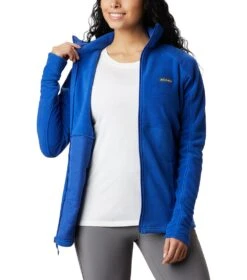Columbia Basin Trail II Full Zip Fleece Jacket - Womens Lapis Blue -Columbia Outfit Shop 1636110247 1918801 410 5