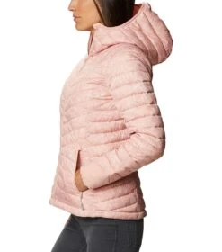 Columbia Windgates Hooded Insulated Jacket - Womens Faux Pink / Floral Print -Columbia Outfit Shop 1638562357 1803861 672 3