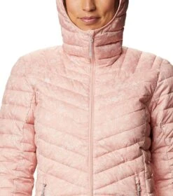 Columbia Windgates Hooded Insulated Jacket - Womens Faux Pink / Floral Print -Columbia Outfit Shop 1638562358 1803861 672 4