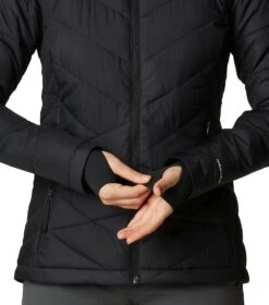 Columbia Heavenly Insulated Hooded Jacket - Womens Black -Columbia Outfit Shop 1651160562 WL0010 010 6