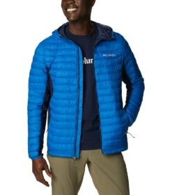 Columbia Powder Pass Insulated Jacket - Mens Bright Indigo / Collegiate Navy
