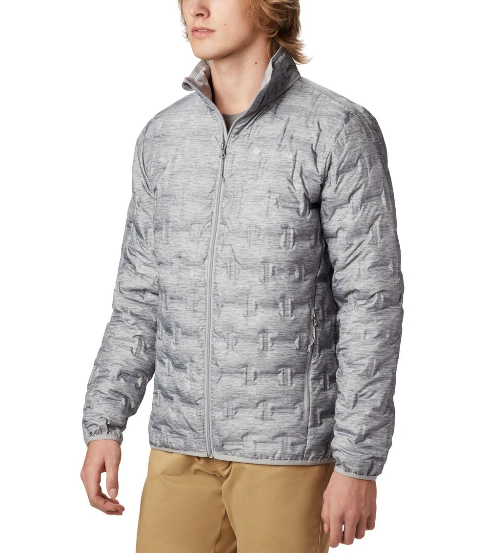 Columbia Delta Ridge Down Insulated Jacket - Mens Columbia Grey Heather 3 Columbia Delta Ridge Down Insulated Jacket - Mens Columbia Grey Heather