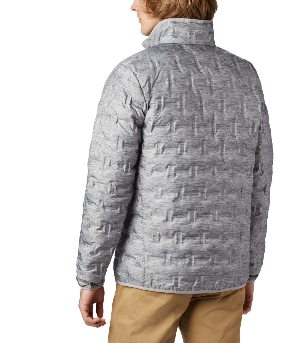 Columbia Delta Ridge Down Insulated Jacket - Mens Columbia Grey Heather 4 Columbia Delta Ridge Down Insulated Jacket - Mens Columbia Grey Heather - Image 2