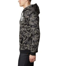Columbia Columbia Logo Printed Hoodie - Mens Black Camo -Columbia Outfit Shop 1651676141 1911651 011 3