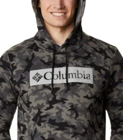 Columbia Columbia Logo Printed Hoodie - Mens Black Camo -Columbia Outfit Shop 1651676142 1911651 011 4