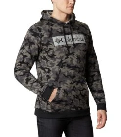 Columbia Columbia Logo Printed Hoodie - Mens Black Camo -Columbia Outfit Shop 1651676144 1911651 011 5