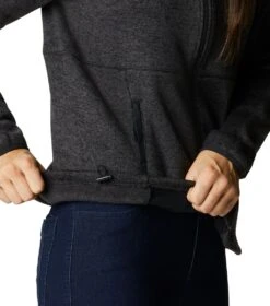 Columbia Sweater Weather Fleece Full Zip Jacket - Womens Black Heather -Columbia Outfit Shop 1651676169 1958931 010 6