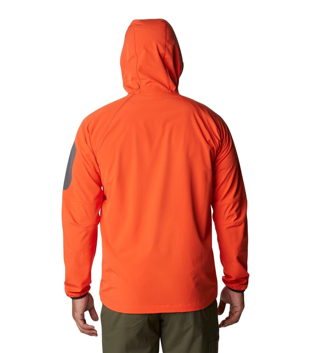Columbia Tall Heights Hooded Softshell Jacket - Mens Red Quartz 4 Columbia Tall Heights Hooded Softshell Jacket - Mens Red Quartz - Image 2