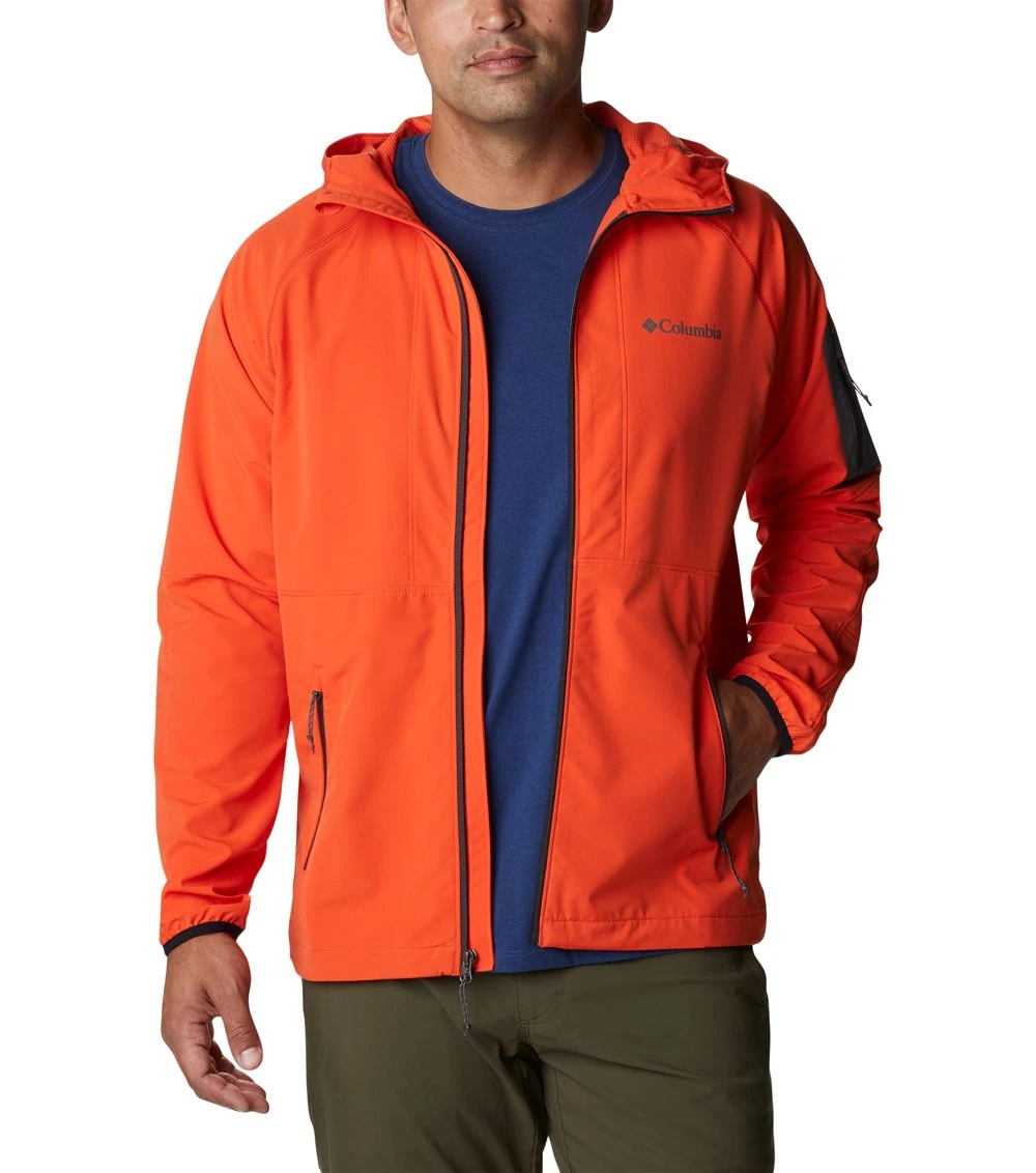 Columbia Tall Heights Hooded Softshell Jacket - Mens Red Quartz 9 Columbia Tall Heights Hooded Softshell Jacket - Mens Red Quartz - Image 7