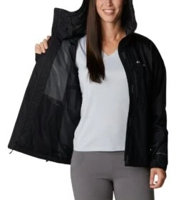 Columbia Hikebound Rain Jacket - Womens Black -Columbia Outfit Shop 1651676222 1989251 010 5