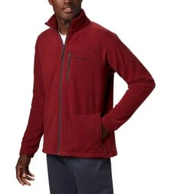 Columbia Fast Trek II Full Zip Fleece Jacket - Mens Red Jasper -Columbia Outfit Shop 1651683494 AM3039 665 3