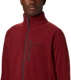 Columbia Fast Trek II Full Zip Fleece Jacket - Mens Red Jasper -Columbia Outfit Shop 1651683495 AM3039 665 4
