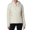 Columbia Heavenly Insulated Hooded Jacket - Womens Chalk -Columbia Outfit Shop 1651683525 WL0010 191 1