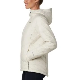 Columbia Heavenly Insulated Hooded Jacket - Womens Chalk -Columbia Outfit Shop 1651683527 WL0010 191 3