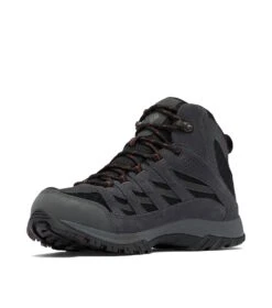 Columbia Crestwood Waterproof Mid Hiking Shoes - Wide Fit - Mens Black / Charcoal -Columbia Outfit Shop 1652198737 1765382 014 4