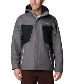 Columbia Tunnel Falls 3-in-1 Interchange Jacket - Mens City Grey / Black