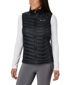 Columbia Powder Pass Insulated Vest - Womens Black