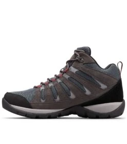 Columbia Redmond V2 Waterproof Mid Hiking Shoes - Mens Graphite / Red Jasper -Columbia Outfit Shop 1665401137 1865081 053 3