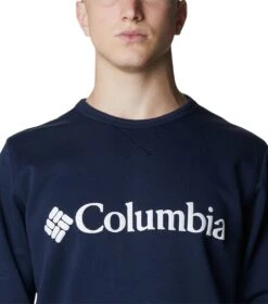 Columbia Logo Fleece Crew - Mens Collegiate Navy / CSC Branded Logo -Columbia Outfit Shop 1665401190 1884931 468 4