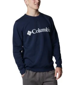 Columbia Logo Fleece Crew - Mens Collegiate Navy / CSC Branded Logo -Columbia Outfit Shop 1665401191 1884931 468 5