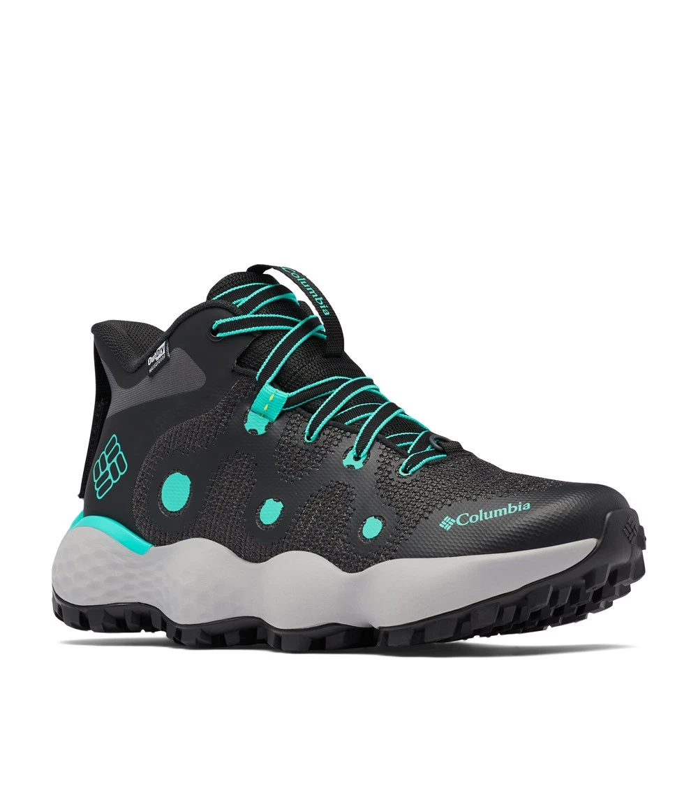 Columbia Escape Thrive Endure Hiking Shoes - Womens Black / Electric Turquoise 4 Columbia Escape Thrive Endure Hiking Shoes - Womens Black / Electric Turquoise - Image 2