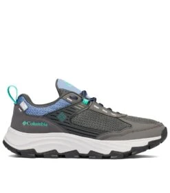 Columbia Hatana Max OutDry Hiking Shoes - Womens Dark Grey / Electric Turquoise