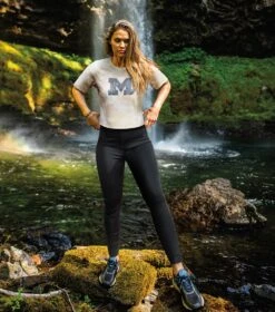 Columbia Hatana Max OutDry Hiking Shoes - Womens Dark Grey / Electric Turquoise -Columbia Outfit Shop 1665401474 1982321 089 12