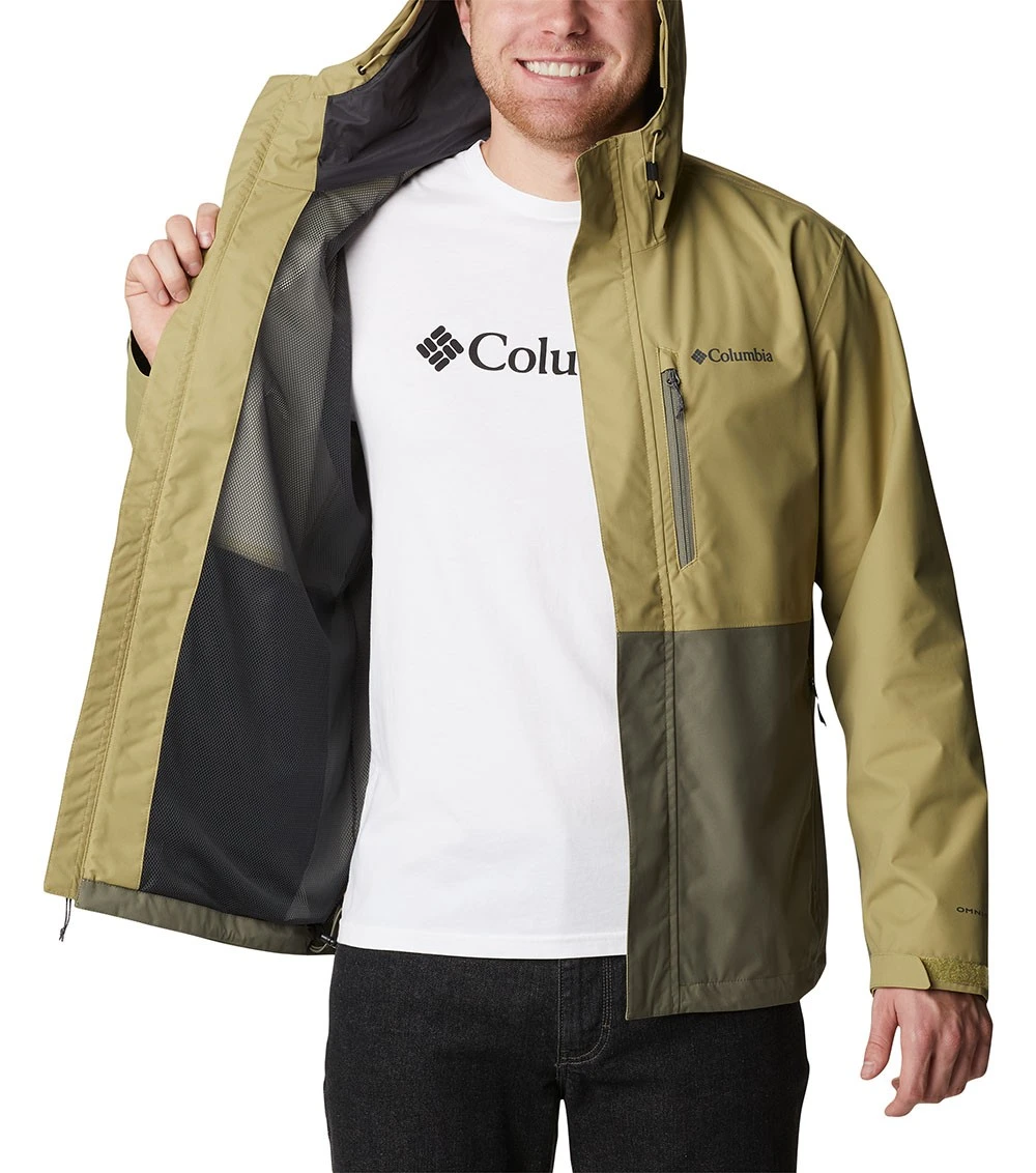 Columbia Hikebound Rain Jacket - Mens Savory / Stone Green 7 Columbia Hikebound Rain Jacket - Mens Savory / Stone Green - Image 5